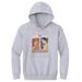 Youth 500 Level Gray WrestleMania III Hulk Hogan Vs. Andre The Giant Pullover Hoodie