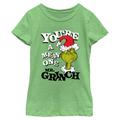 Girl's Youth Mad Engine Green Dr. Seuss You're a Mean One, Mr. Grinch Graphic T-Shirt