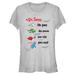 Women's Mad Engine Heather Gray Dr. Seuss Un Pez Dos Peces Graphic T-Shirt