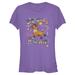 Women's Mad Engine Purple Wish Birthday G.O.A.T. Graphic T-Shirt