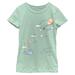 Girl's Youth Mad Engine Mint Dr. Seuss So Many Places Graphic T-Shirt