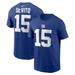 Youth Nike Tommy DeVito Royal New York Giants Player Name & Number T-Shirt