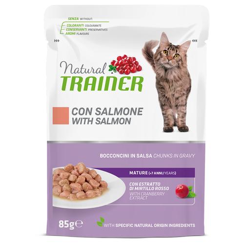 12x85g Natural Trainer Mature Lachs Katzenfutter nass