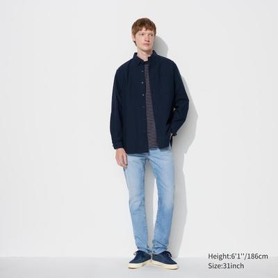 Uniqlo - Cotton Slim Fit Jeans - Blue - 29inch