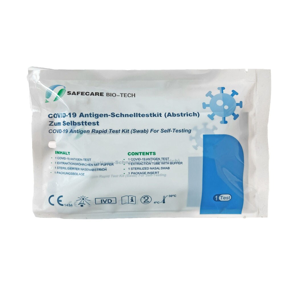 50x Safecare Bio-Tech Corona Schnelltest Nasal haltbar bis 11.2024 Image
