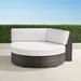 Palermo Right-Facing Daybed in Bronze Finish - Rain Sailcloth Cobalt, Standard - Frontgate