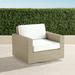 Palermo Swivel Lounge Chair in Dove Finish - Sand with Canvas Piping, Standard - Frontgate