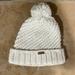 Adidas Accessories | Adidas White Knit Rolled Brim Pompom Beanie | Color: White | Size: Os