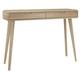 Bergen Scandinavian Oak 2 Drawer Console Table