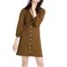 Madewell Dresses | Madewell Texture & Thread Olive Crepe Balloon Sleeve Dress | Color: Green/Tan | Size: M