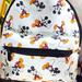 Disney Bags | Disney Mickey Mouse Mini Faux Leather White Backpack Bioworld | Color: Black/White | Size: 11½" H X 10" W
