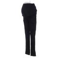 James Jeans Jeggings - Mid/Reg Rise Straight Leg Denim: Black Bottoms - Women's Size 27 Maternity - Black Wash