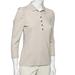 Burberry Tops | Burberry Brit Puff Shoulder Polo Style Shirt Xs | Color: Tan | Size: Xs