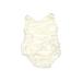 Baby Gap Short Sleeve Onesie: Ivory Bottoms - Size 0-3 Month