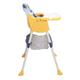 Baby High Chair, Baby PU Cushion, Multi-Functional Toddler Ergonomic Double-Layer High Chair for Indoor