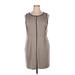 Apt. 9 Casual Dress - Sheath: Gray Solid Dresses - Women's Size X-Large