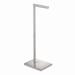 Bassetts Toilet Paper Holder Stand, Naturous Free Standing Toilet Paper Holder w/ Reserve, Chrome Metal in Gray | 23.6 H x 7.9 W x 6.3 D in | Wayfair