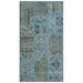 Blue/Gray 60 x 33 x 0.4 in Area Rug - Rug N Carpet Rectangle Iskece Rectangle 2'9" X 5' Indoor/Outdoor Area Rug | 60 H x 33 W x 0.4 D in | Wayfair