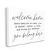 Stupell Industries Welcome Home Belonging Family by Lettered & Lined - Wrapped Canvas Print Canvas | 24 H x 30 W x 1.5 D in | Wayfair