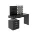 Latitude Run® Keela Vanity w/ Mirror Wood in Black | Wayfair A6E15FE62680455292228D1FB9FB7313