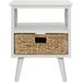 Longshore Tides Bhatri Solid Wood End Table Wood in White | 22 H x 16.93 W x 12.6 D in | Wayfair 45FB7D7096434590ABC309C20078624E