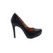 BCBGeneration Heels: Pumps Platform Cocktail Black Print Shoes - Women's Size 6 1/2 - Round Toe