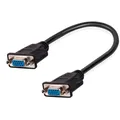 Câble d'extension VGA court 23cm VGA 600 vers VGA 600 câble d'extension VGA passif pour PC