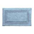 Tapis de bain bleu 60x100 en coton