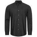 BEN SHERMAN Oxford Herren Langarm Hemd 0076260-BARELY BLACK