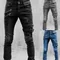 2023 Plus Size Jeans dritti uomo pantaloni primavera estate Boyfriend Jeans Streetwear Skinny Zips 3