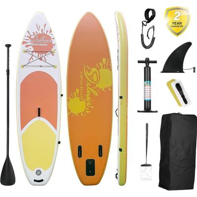 Inflatable Stand Up Paddle Board with Accessories & Backpack