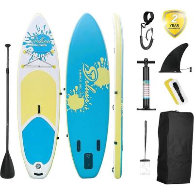 Inflatable Stand Up Paddle Board with Accessories & Backpack