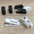 10 Pz 2.5X0.8 CM Cavo Morsetto Auricolare Morsetto Collare Clip Morsetti Rotanti Cavo Per Cuffie