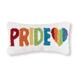 6" x 12" Pride Heart Rainbow Hooked Decorative Throw Pillow - Pride