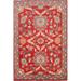 Red Floral Kazak Oriental Foyer Rug Hand-Knotted Wool Carpet - 2'0" x 3'0"