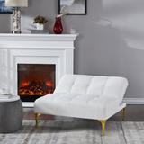 Convertible Single Sofa Bed Teddy Futon Fireside Sofa Chair Lounger