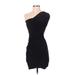 Soprano Cocktail Dress - Mini: Black Solid Dresses - Women's Size X-Small