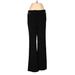 7th Avenue Design Studio New York & Company Dress Pants - Mid/Reg Rise: Black Bottoms - Women's Size 4 Tall