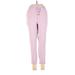 Gloria Vanderbilt Casual Pants - High Rise Straight Leg Boyfriend: Pink Bottoms - Women's Size X-Large