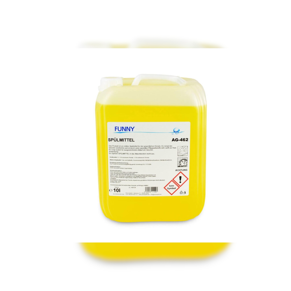 Plock GmbH Spülmittel Citro - Konzentrat - 1 x 10 L - hautmild - Geschirrspülmittel Image