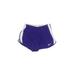 Nike Athletic Shorts: Purple Solid Activewear - Women's Size Medium