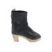 Nina Z Boots: Black Print Shoes - Women's Size 35 - Almond Toe