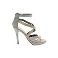 M by Michael Antonio Heels: Gray Snake Print Shoes - Women's Size 7 1/2