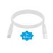 Steren Flush-Mold Cat. 5E UTP Patch Cord - RJ-45 Male - RJ-45 Male - 3ft - White