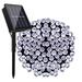 Solar String Lights Outdoor 100 LED 39 Ft Solar Outdoor Lights 8 Modes Waterproof Solar Outdoor String Lights Patio Lights for Yard Party Wedding (White)