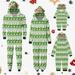 Shldybc Christmas Pajamas for Family for Kids Christmas Holiday Pjs Matching Sets Plaid Onesie Christmas Sleepwear Jumpsuit Reindeer Xmas Snowflake Snowman Elks Santa Outfit Home wear 9T Pajamas