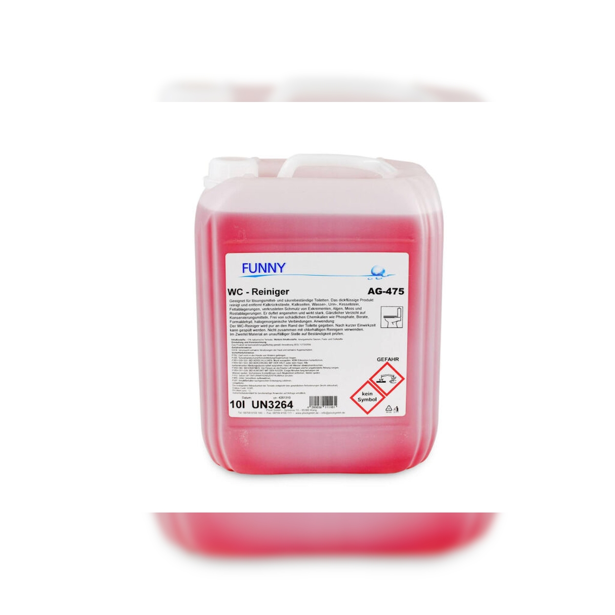 Plock GmbH WC-Reiniger Funny - 10 L Kanister - kalklösend - leistungsstark Image