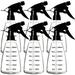 Youngever 6 Pack 12 Ounce Clear Empty Plastic Spray Bottles Spray Bottles for Hair and Cleaning Solutions YE390.463