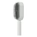 Beauty Clearance Under $15 Self Cleaning Hair Brush Air-Cushion Massager Brush Massage Comb Brush Shaping Combï¼ŒSelf Cleaning Hair Brush For Women Great For Women In Hairdressi White One Size