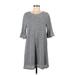 BCBGeneration Casual Dress - Shift: Gray Marled Dresses - Women's Size Medium